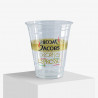 Vaso de plástico impreso con logo 'Jacobs Espresso'