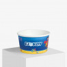 Tarrina de helado de 200 ml con impresión personalizada en colores con el motivo 'Fjordy'