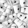 Vasos de papel BIO impresos personalizados en blanco con el logo de 'La Potenza'
