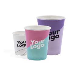 Exprés Vasos de cartón con impresión digital