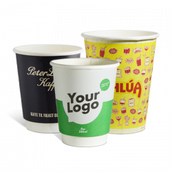 Vasos personalizados biodegradables de cartón...
