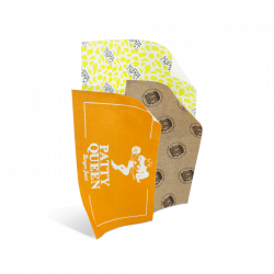 Papel antigrasa con impresión personalizada